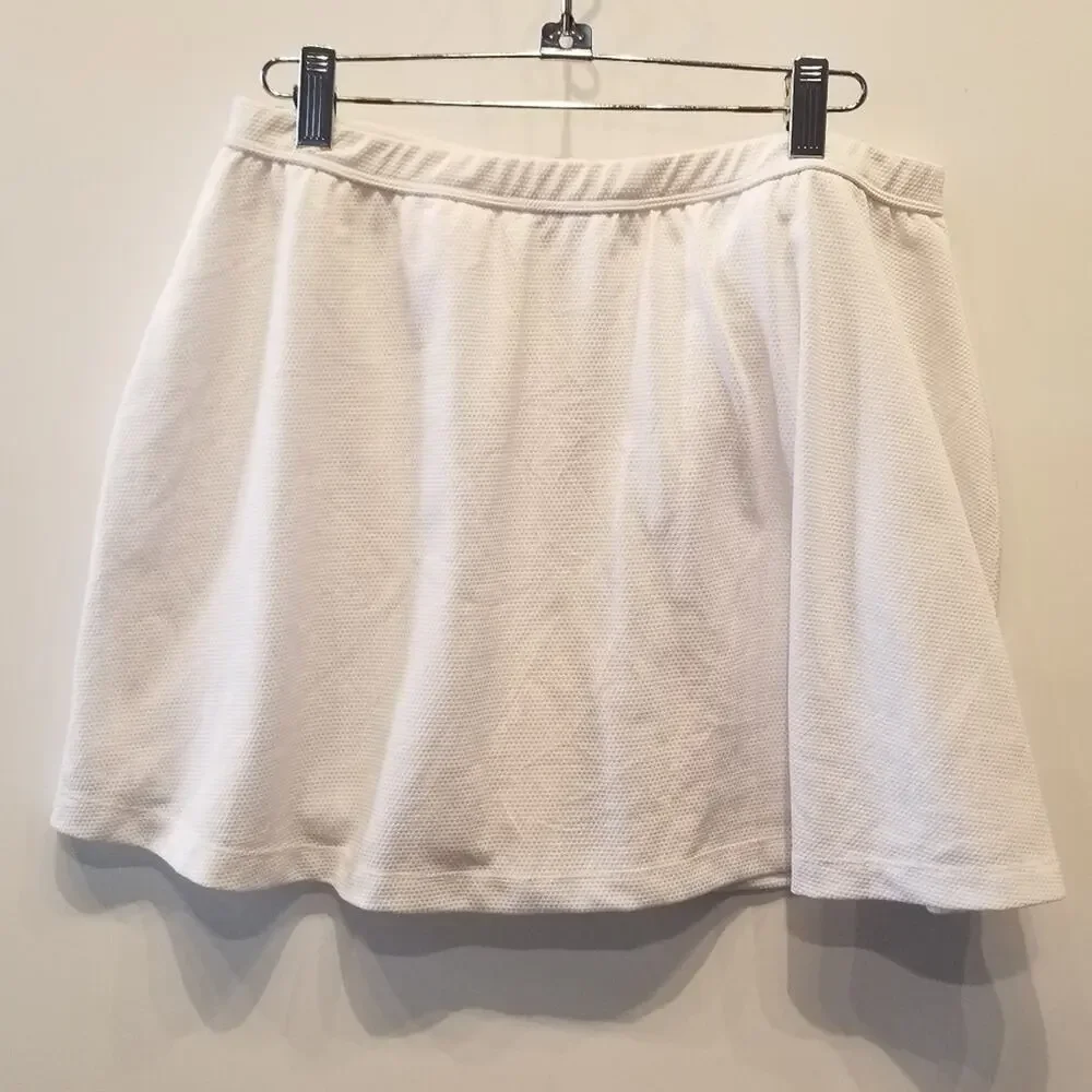 Head Athletic White Stretch Skort‎ Tennis Pickleball Comfortable Women's Size XL